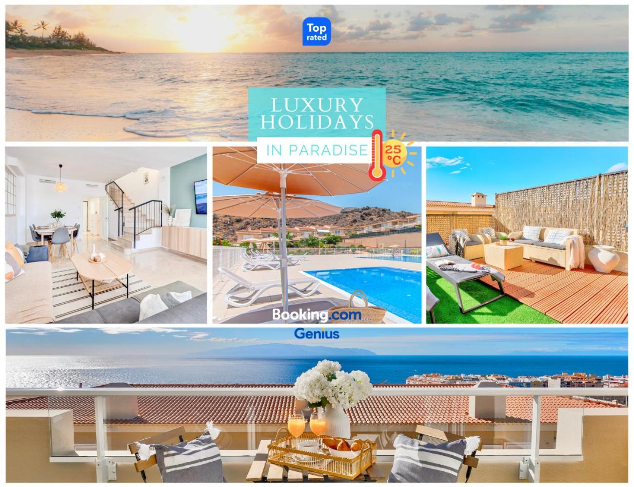 Black Beach Luxury Vacation House Puerto de Santiago  Ngoại thất bức ảnh